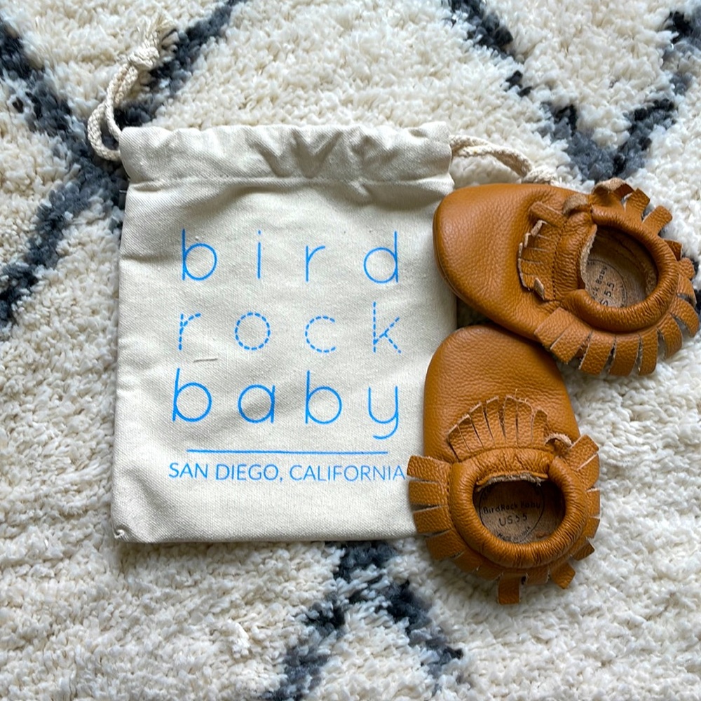 Bird rock baby ginger moccasins size 5.5